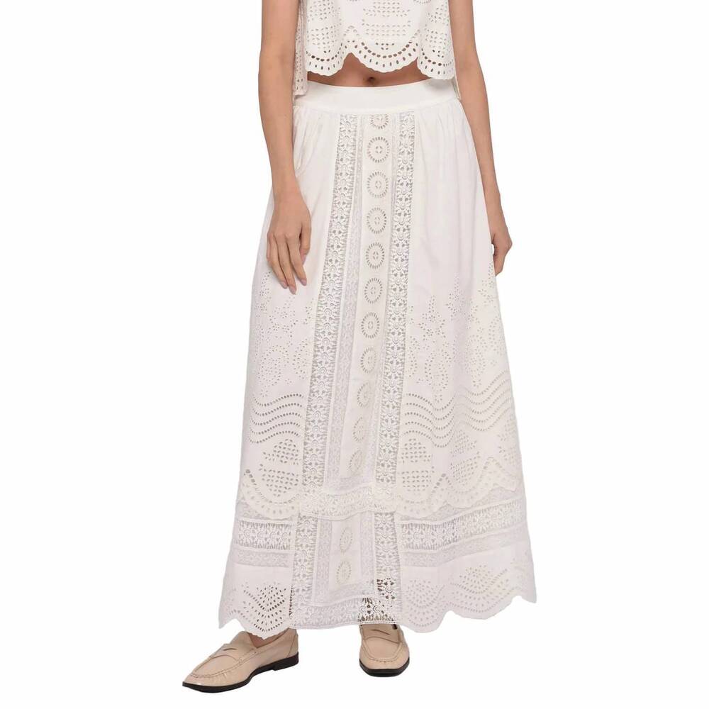 NEW LOVE THE LABEL westin skirt in bright white